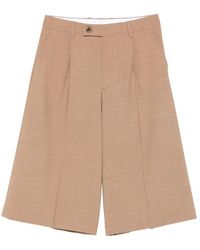 Berwich - Linda Pleated Shorts - Lyst