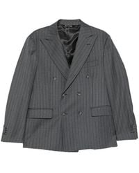 época - Pinstripe-Pattern Double-Breasted Suit - Lyst