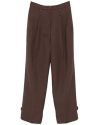 Stine Goya - Button Detail Pleated Trousers - Lyst
