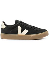 Veja - Campo Suede Logo-Patch Sneakers - Lyst
