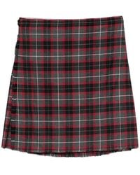 Vivienne Westwood - Tartan-Check Pleated Kilt Skirt - Lyst