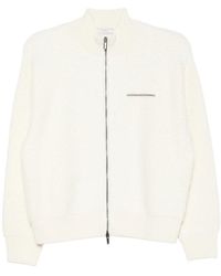 Peserico - Zip-Up Textured Cardigan - Lyst