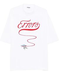 House of Errors - Embroidered High-Neck T-Shirt - Lyst