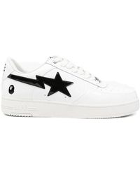 A Bathing Ape - Bape Sta Lace-Up Sneakers - Lyst
