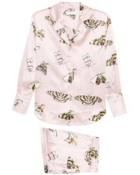 Olivia Von Halle - Pyjama Set Silk - Lyst