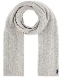 Ralph Lauren - Cable-Knit Scarf - Lyst