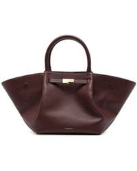 DeMellier - Midi New York Grained Leather Tote Bag - Lyst