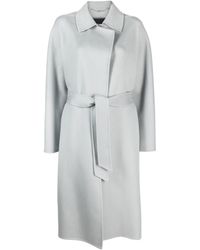 Kiton - Belted Cashmere Oversized Coat - Lyst