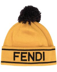 yellow wooly hat