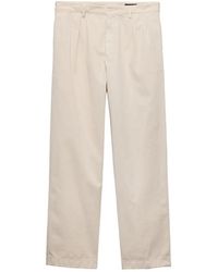Prada - Neutrals Trousers - Lyst