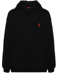 Vision Of Super - Embroidered-Logo Cotton Hoodie - Lyst