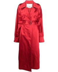 Sa Su Phi - Belted-Waist Silk Trench Coat - Lyst
