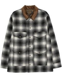 Filson - Check-Pattern Corduroy-Collar Jacket - Lyst