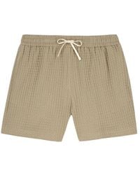 Maison Labiche - Waffle-Texture Deck Shorts - Lyst