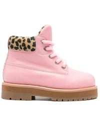 PDF - Strada Low Cheetah-Print Boots - Lyst