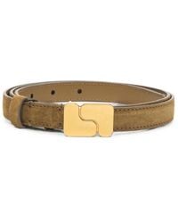 Soeur - Mini Ninon Logo-Plaque Belt - Lyst