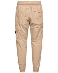 Stone Island - Slim-Fit Trousers - Lyst