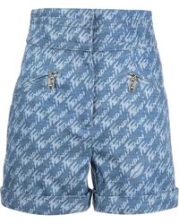 fendi monogram shorts