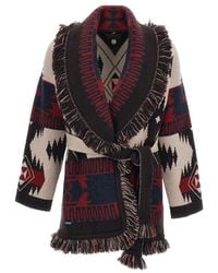 Alanui - Icon Jacquard-Knit Cardigan - Lyst