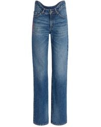Jean Paul Gaultier - The Curved Jpg Denim Trousers - Lyst