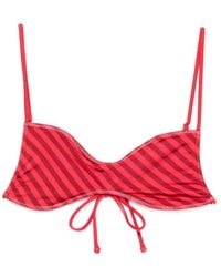 Frankie's Bikinis - X Jennie Magnolia Striped Bikini Top - Lyst