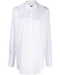 La Collection - Button-Up Virgin Wool Shirt - Lyst
