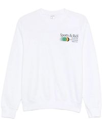 Sporty & Rich - Invitational Cew-Neck Sweatshirt - Lyst