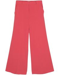 Alberto Biani - Pressed-Crease Palazzo Pants - Lyst