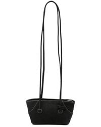 Marge Sherwood - Contrast-Stitched Leather Crossbody Bag - Lyst