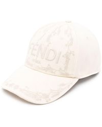 Fendi - Logo-Embroidered Baseball Cap - Lyst