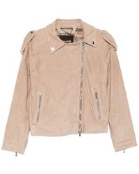 Moorer - Loette Zip-Fastening Leather Jacket - Lyst