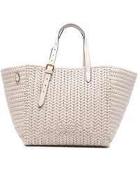 Anya Hindmarch - Woven Leather Tote Bag - Lyst