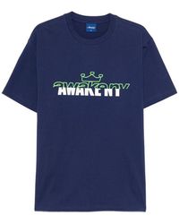 Awake Couture - Headcrack Champs Logo-Detail T-Shirt - Lyst