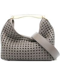 Elleme - Boomerang Woven Leather Top-Handle Tote Bag - Lyst