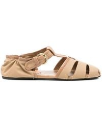 Miu Miu - Neutrals Shoes - Lyst