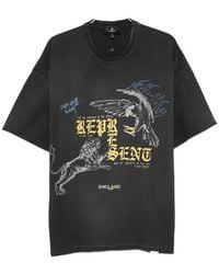 Represent - Enemy Graphic-Print Cotton T-Shirt - Lyst