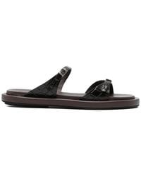 Poeve - Laila Buckle Sandals - Lyst