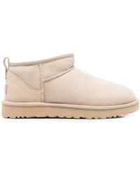 UGG - Classic Ultra Mini Pull-Tab Ankle Boots - Lyst
