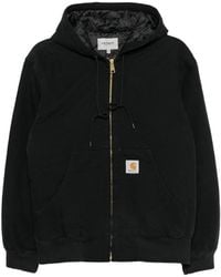 Carhartt - Og Active Logo-Patch Hooded Jacket - Lyst