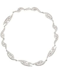 DARKAI - Crystal-Embellished Flame Necklace - Lyst