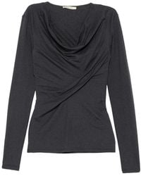 Paloma Wool - Junco Ruched Cowl-Neck Top - Lyst
