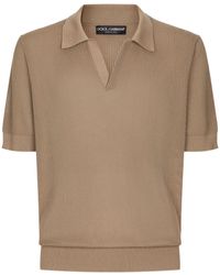 Dolce & Gabbana - Short Sleeve Polo Shirt - Lyst