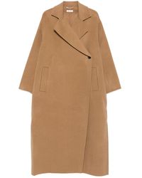 Soft Goat - Double-Breasted Patch-Pocket Coat - Lyst