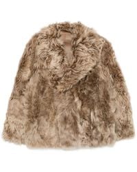Yves Salomon - Neutrals Jackets - Lyst