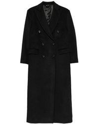 Eraldo - Double-Breasted Peaked-Lapels Coat - Lyst