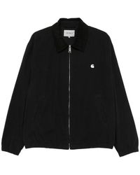Carhartt - Madison Logo-Embroidered Corduroy-Collar Zip-Up Ripstop Cotton Jacket - Lyst
