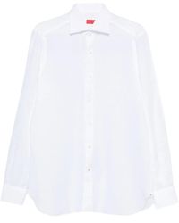 Isaia - Buttoned Long-Sleeve Shirt - Lyst