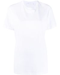 Wardrobe NYC - Round Neck Cotton T-Shirt - Lyst