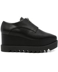 Stella McCartney - Elyse Zip-Fastening Platform Sneakers - Lyst