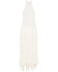 Bless - Halterneck Maxi Dress - Lyst